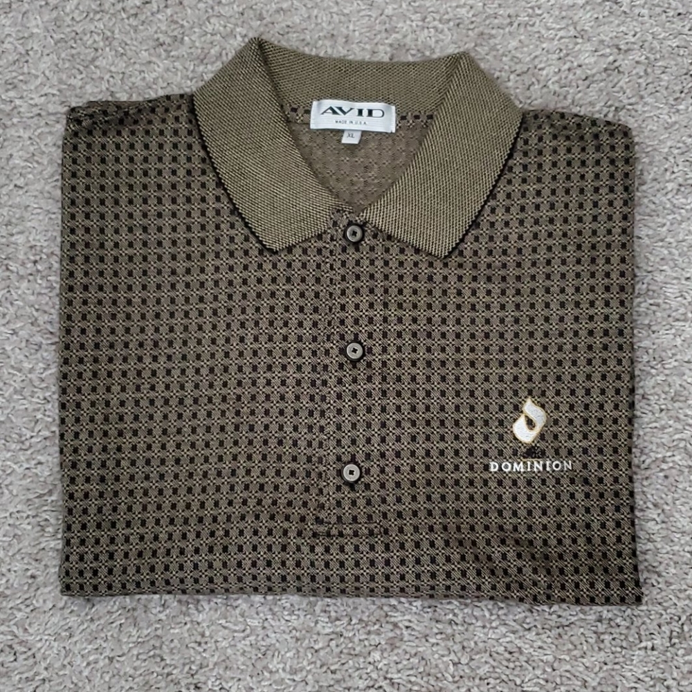 [NWOT] Avid Tan and Black Polo